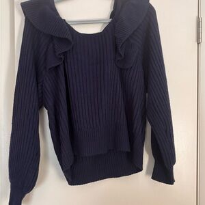 Eloquii Ruffle Sweater